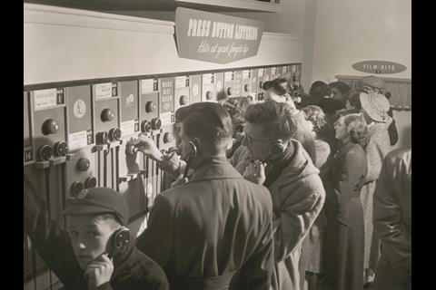 The public flocked to HMV’s Press Button Listening booths in the 1950s